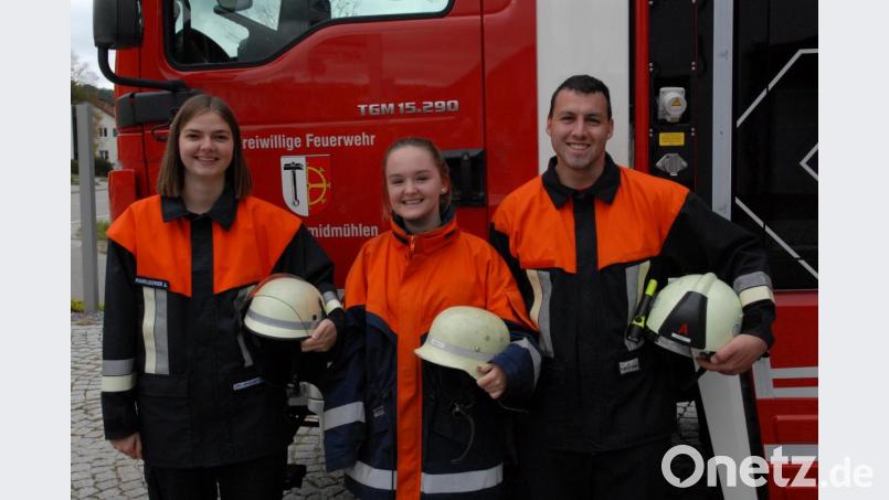 Das neue Führungsteam der Jugend (von links): Anna Manglberger, Frieda Weigert und Julian Decker. Bild: pop