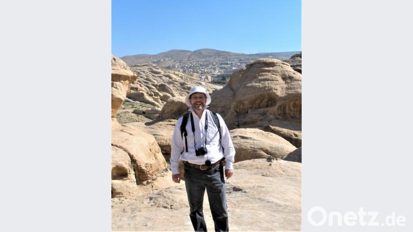 Auch Pfarrer Andrè Fischer war bei der Jordanienfahrt im vergangenem Jahr dabei. Von seinen Eindrücken berichtet er beim Seniorennachmittag. Bild: rgr