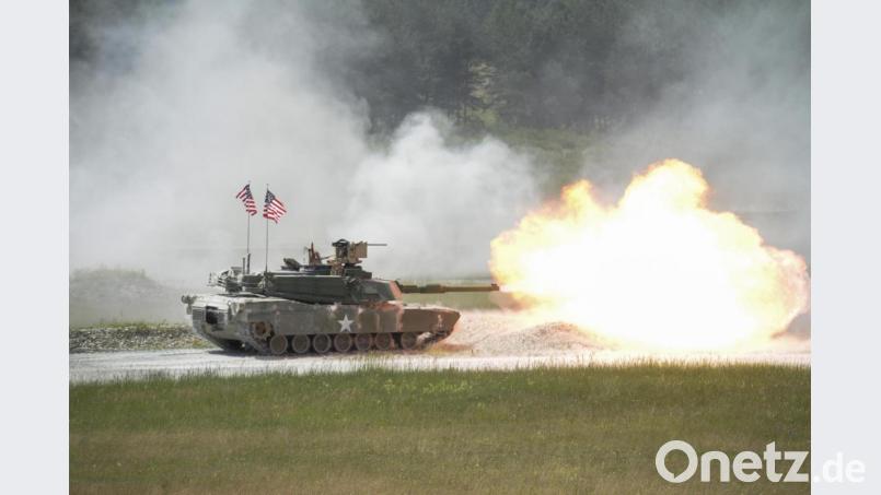 Auf dem Truppenübungsplatz Grafenwöhr läuft derzeit die Übung „Combined Resolve“. Dabei schießen wie im Jahr 2018 (Bild) bei der „Strong Europe Tank Challenge“ auch amerikanische Panzer. Archivbild: U.S. Army Photo/Kevin S. Abel
