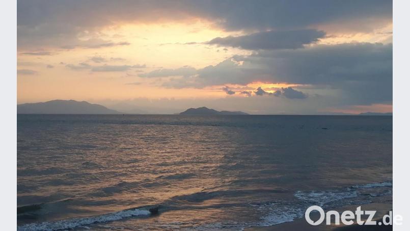 Der Sonnenuntergang in Puntarenas am Pazifik. Bild: exb