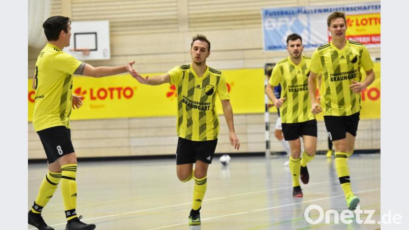 Die SpVgg Windischeschenbach hatte als Überraschungsdritter Grund zur Freude. Bild: A. Schwarzmeier