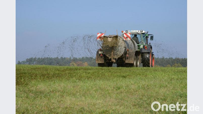 Wie viel Gülle darf sein? Vor allem in den sogenannten „roten“ Gebieten, wo in der Vergangenheit hohe Nitrat-Werte gemessen wurden, befürchten die Landwirte massive bis existenzbedrohende Einschränkungen. Archivbild: Hartl