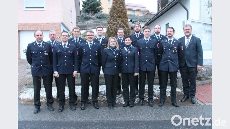 Auszeichnungen stehen im Mittelpunkt der Dienstversammlung der Feuerwehr Neudorf. Bild: pi