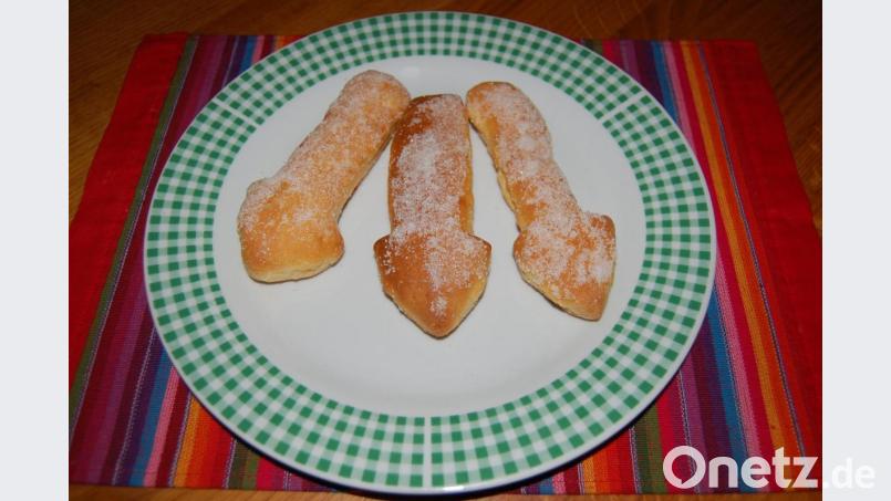 So sehen sie aus, die Sebastianspfeile. Heuer scheinen sie noch fluffiger und schmecken noch süßer. Bild: az