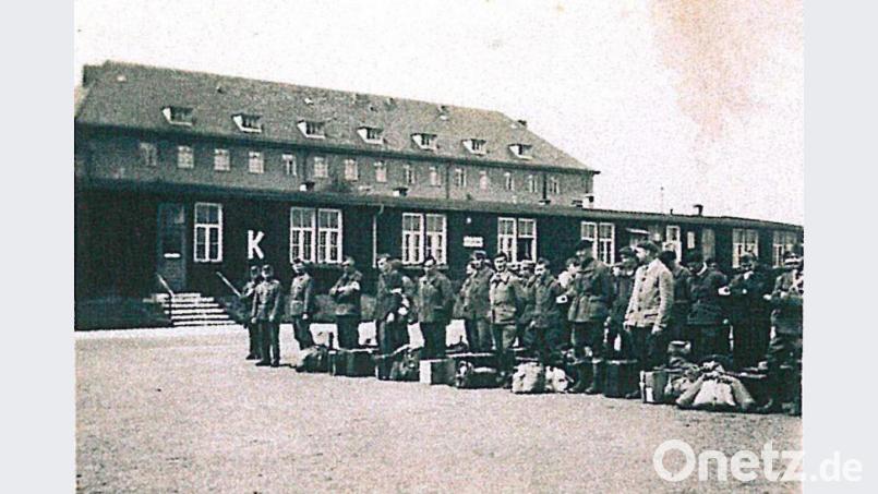 Kriegsgefangene im Stalag XIIIb in Weiden. Bild: Stadtarchiv Weiden
