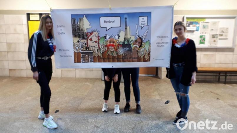 Asterix und Obelix auf &quot;augustinerisch&quot;. Bild: exb