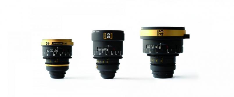Die neuesten Produkte aus dem Hause Vantage: Der Dreierpack &quot;Hawk65 anamorphics&quot;, &quot;MiniHawk hybrids&quot; und &quot;Hawk class-X 2x anamorphics&quot; soll Filmemachern Lösungen für alle Ansprüche bieten. Für drei Millionen Euro deckt sich gegenwärtig eine kanadische Filmausrüster-Firma mit diesen Linsen ein. Bild: exb/Vantage