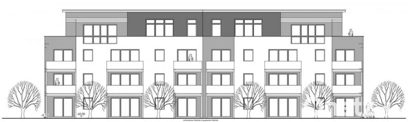 22 Wohnungen sollen in der neuen Eigentumswohnanlage nahe dem Schwesternwohnheim (im Bild die Südansicht) entstehen. Der Bauherr, die „Bavaria Immobilien GmbH &amp; GSH GmbH &amp; Co.KG“, will auch das Schwesternwohnheim selbst sanieren. Bild: Architekt Würfl