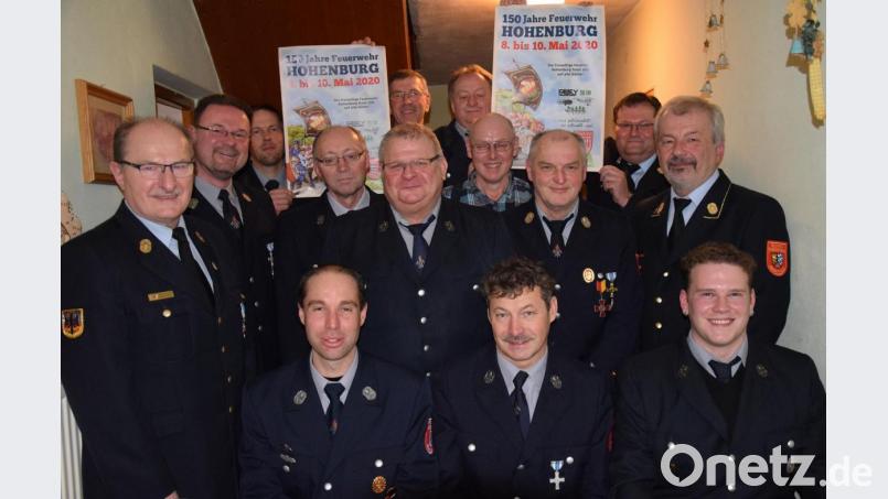 Eigentlich nur Formsache waren die Nachwahlen des Vorstands bei der Feuerwehr Hohenburg. Bild: bö
