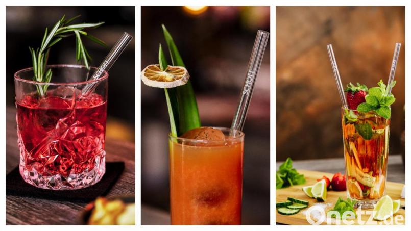 Ein neues Produkt aus der Oberpfalz sorgt für Aufsehen: der Glas-Trinkhalm von Schott. Eine Marktstudie hat ergeben, dass es bisher weltweit einen Verbrauch von 400 Milliarden Plastik-Trinkhalmen gibt. Bild: Schott/exb