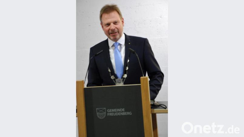 Bürgermeister Alwin Märkl in seiner Neujahrsansprache: "Jeder Mensch hat Ziele, mit denen er sich und sein Leben voranbringen und verändern will. Das gilt auch für die Kommunen." Bild: sche