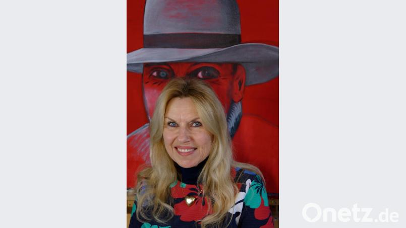 Für die Kunst von Petra Schicker gilt: &quot;Nie ohne Hut&quot;. Bild: tr
