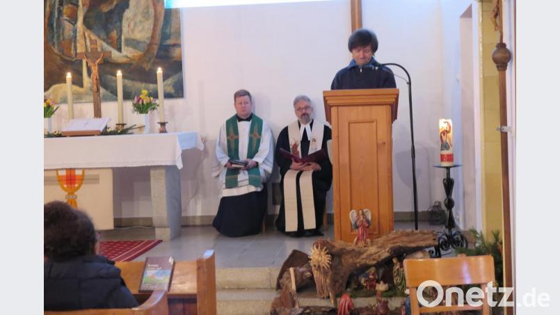 Die „Kapelle des Lichts“ stellte Robert Baier beim ersten ökumenischen Gottesdienst im neuen Jahr vor. Bild: jzk
