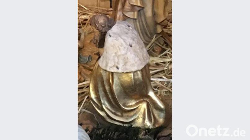 Auch diese Figur gefiel dem Dieb. Bild: exb/Polizei