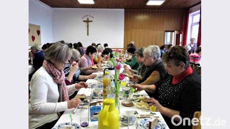 Die Gäste ließen sich das leckere Frühstück schmecken . Bild: ubb