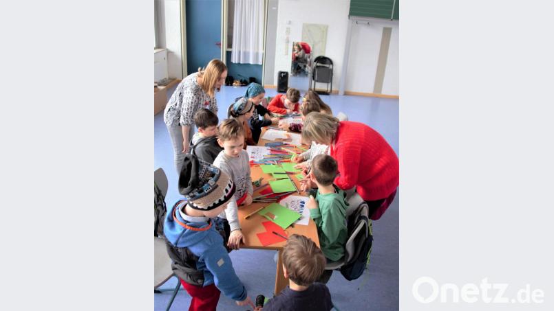 In der Zottbachtalschule fand ein Workshop für Nachwuchssänger statt. Bild: tu