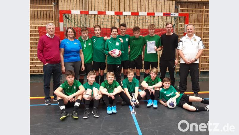 Die jungen Kicker des FC Weiden-Ost waren bei der C-Jugend vorne. Bild: exb