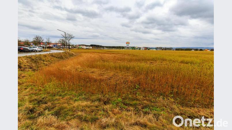 Am Brunnfeld, neben dem Pendlerparkplatz (links), soll nun ein Hotel und eine Bäckerei samt Gastronomie entstehen. Die Kino-Pläne des Investors sind vorerst vom Tisch. Bild: Hösamer