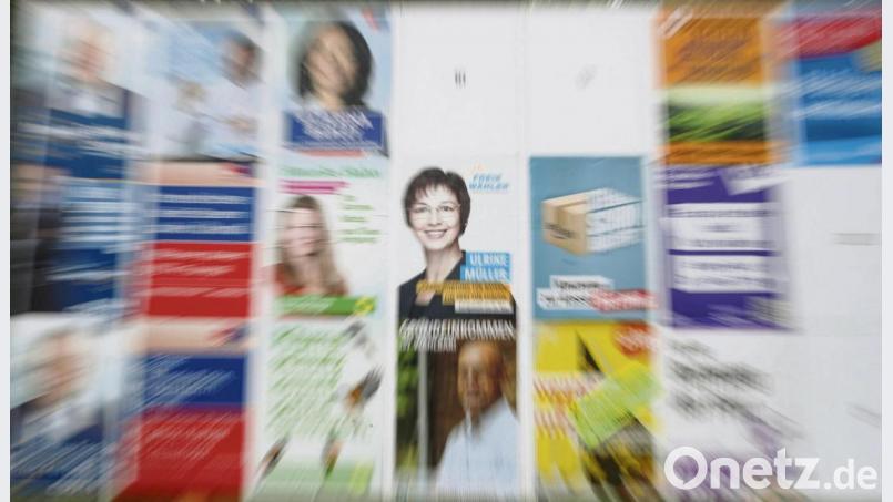 Ein ÖDP-Kreisverband schlägt vor, die Papierflut auf öffentliche Plakatwände zu beschränken. Bild: Karl-Josef Hildenbrand/dpa