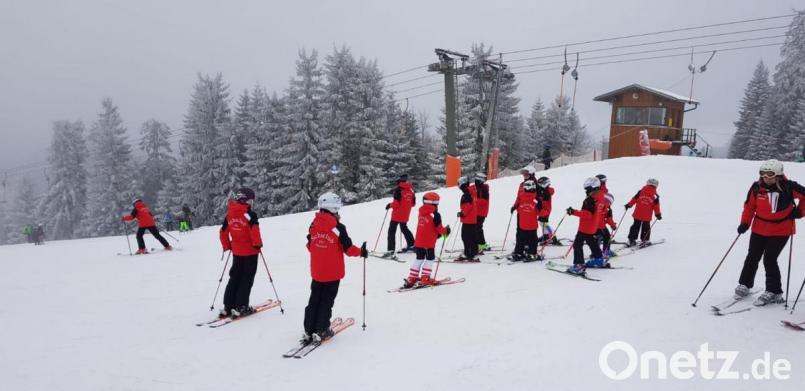 Die Skiläufer des TSV Pleystein trainierten auf dem Arber. Bild: tu