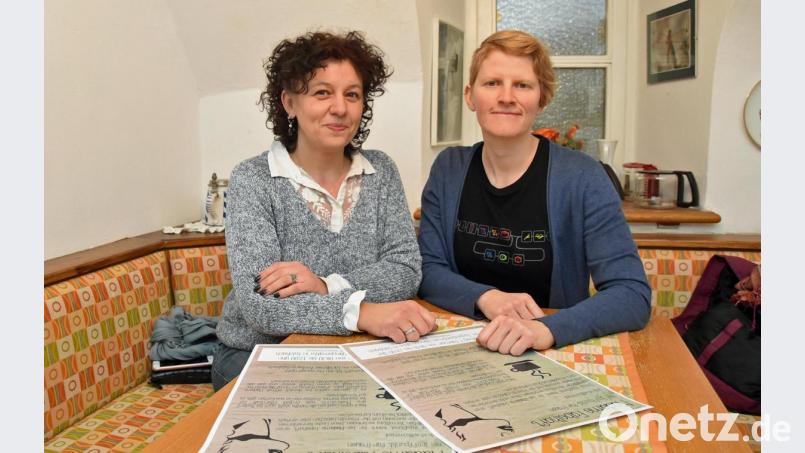Nach Ansicht von Kerstin Lauterbach (links) und Anita Kinscher hat „Madame Fabelhaft“ das Zeug zum echten Treffpunkt für Frauen. Bild: ANDREAS ROYER