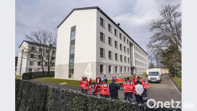In der Kaserne Südpfalz der Bundeswehr sollen die aus Wuhan ausgeflogenen Deutschen zwei Wochen in Quarantäne verbringen. Foto: Frank Rumpenhorst/dpa Bild: Frank Rumpenhorst