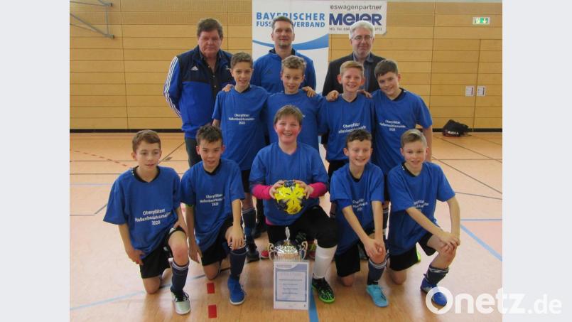 Auch die U13 der SpVgg SV Weiden setzte sich als bestes Futsalteam der Oberpfalz durch. Bild: exb