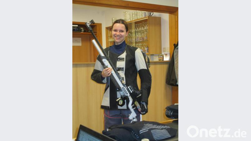 Johanna Manner erzielte im Rundenwettkampf der Eichelbach-Schützen 380 Ringe. Bild: slh