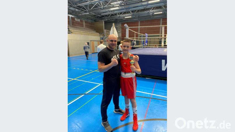 Trainer Ruslan Schönfeld und Eric Propp. Bild: mzi