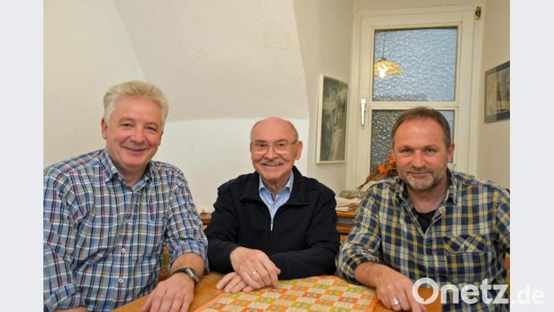 Die FWU-Stadträte Helmut Pilhofer, Peter Bruckner und Thomas Stubenvoll (von links) treten nicht mehr an. Bild: ANDREAS ROYER