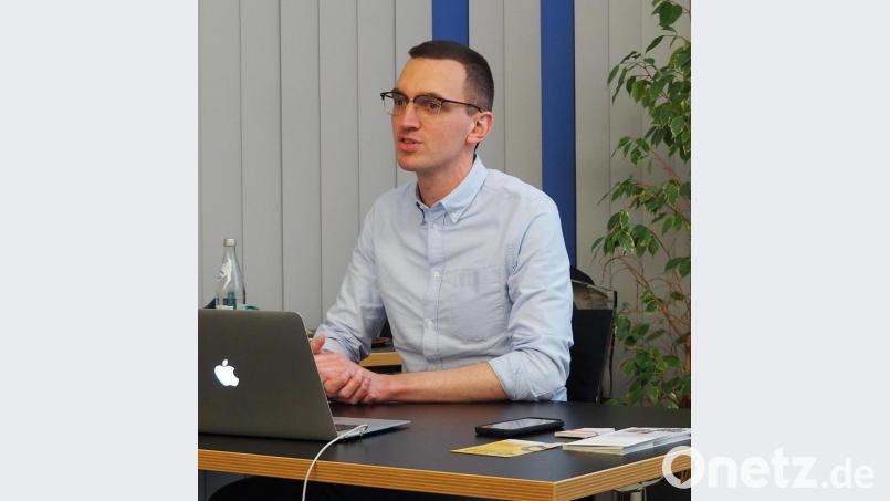 Rechtsextremismus-Experte Jan Nowak spricht über die Identitäre Bewegung. Bild: Bühner