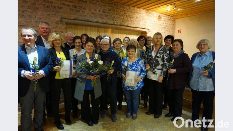 Die Diakonie Weiden ehrt ihre langjährigen Mitarbeiter. Bild: exb