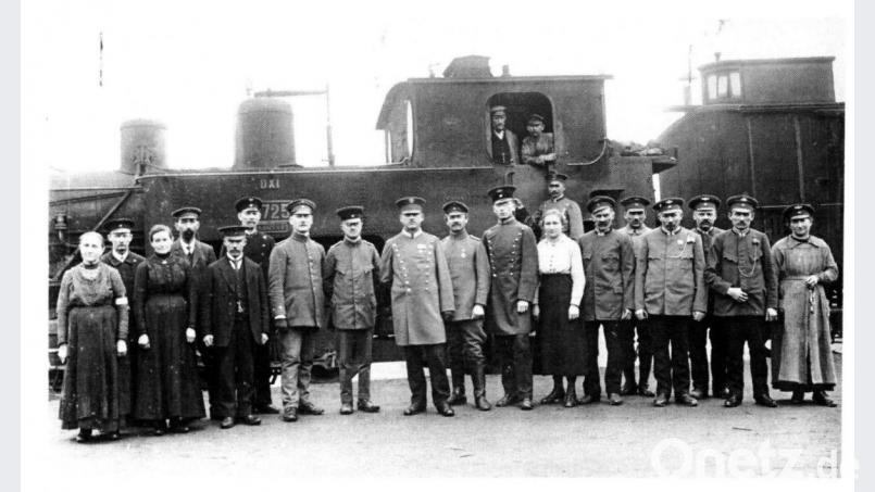 Stolz war man schon vor 150 Jahren auf die Bahn. Bild:  exb