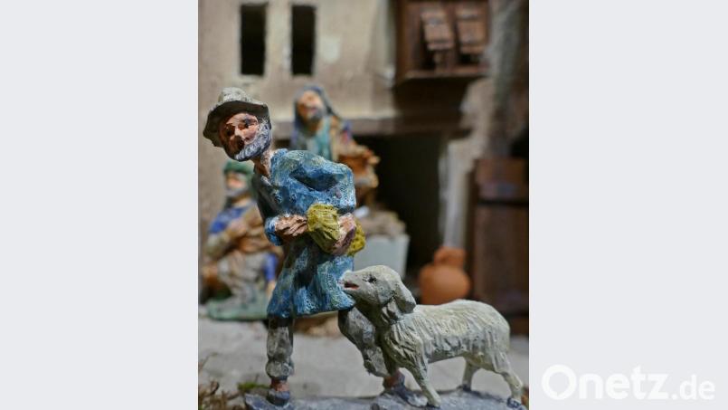 Ein Hirte unterwegs in der Stadt. Bild: tr