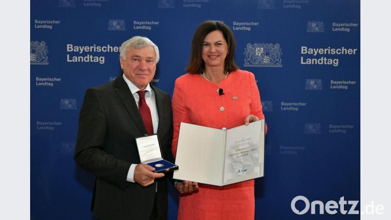 Alois Karl und Ilse Aigner. Bild: Rolf Poss