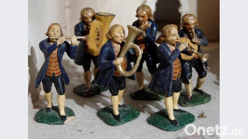Musikanten in der Krippe. Bild: tr