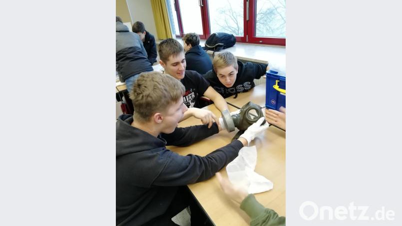 Mit dem Thema "Erster Weltkrieg" befassten sich jetzt die Schüler der neunten Klassen der Realschule im Stiftland. Bild: Realschule im Stiftland/exb