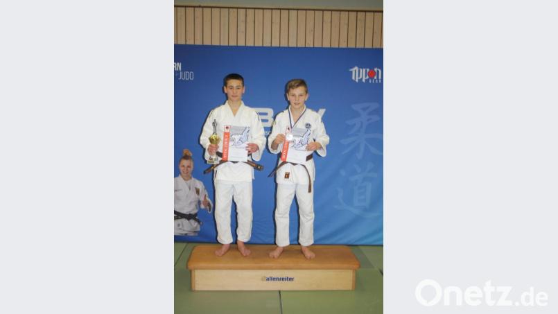 Eduard Bulinger (links) und Luis Pirzer von der DJK Ensdorf. Bild: ref
