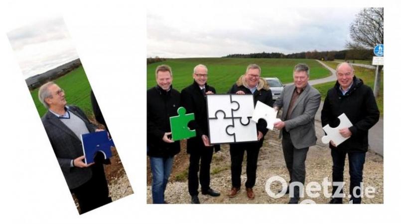 So reagiert die CSU grafisch auf die Absage aus Ursensollen. Unter dem Bild steht: &quot;Ein Puzzlestück fehlt ab sofort, nachdem sich SPD und Freie Wähler in Ursensollen vom gemeinsamen Projekt Wirtschaftsraum Amberg verabschiedet haben.&quot; Bildmontage: CSU Amberg