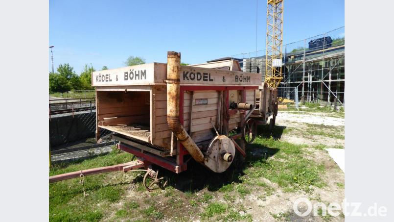 Wer will, kann diese Dreschmaschine kostenlos haben. Bild: Verein Amberer Kaolinbahn/exb