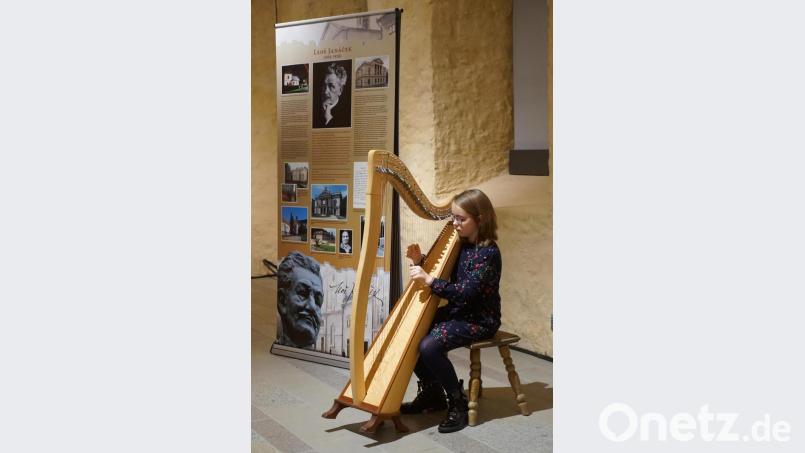 Pia Pfeiffer begeisterte mit ihrem einfühlsamen Harfenspiel Bild: eib
