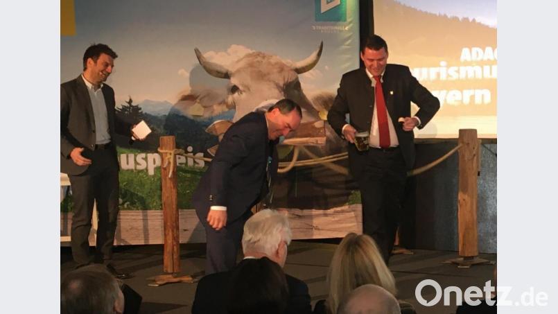bei Landrat Thomas Ebeling Bild: ihl