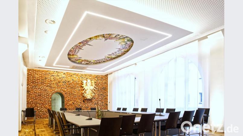 Am Sonntag ist die Bevölkerung in den neuen Rathaussaal eingeladen. Bild: njn