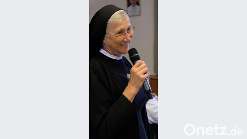 Schwester Ellen (Maria Lindner) bei ihrem 40-jährigen Professjubiläum. Bild: le