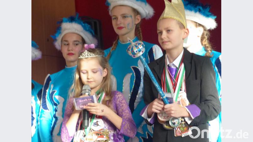 Kinderprinzenpaar Theresa I. und Kilian I. Bild: hme