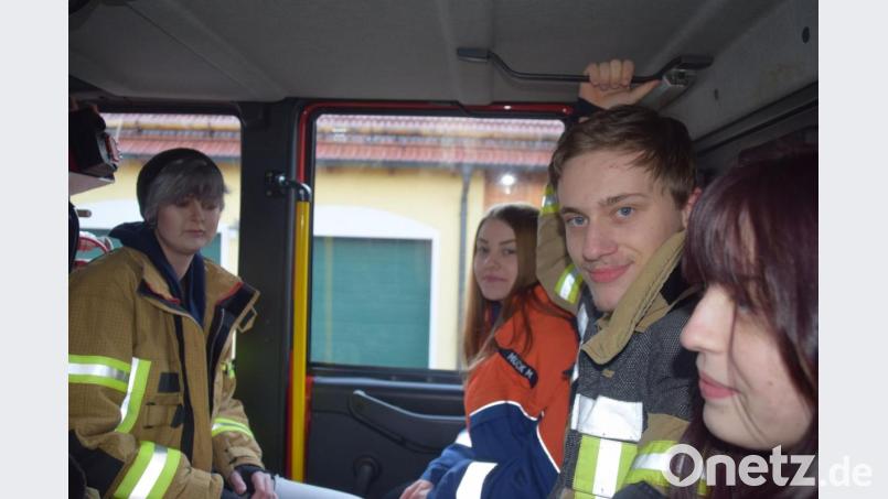 Christoph Koller strahlt. Er ist wieder bei seiner Feuerwehr. Bild: exb