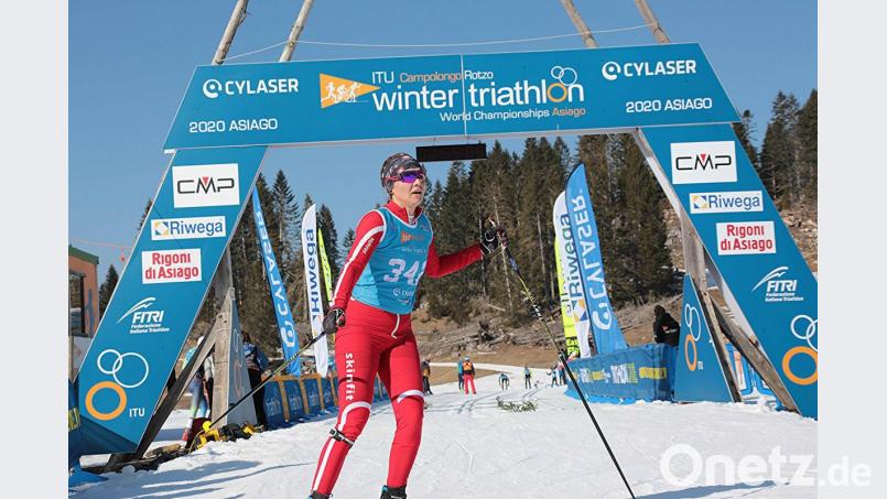Helena Pretzl holte den Weltmeistertitel im Wintertriathlon in ihrer Altersklasse. Bild: prf