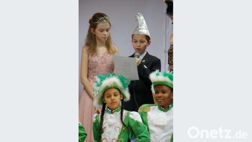 Prinzessin Fiona I. und Prinz Michael I. halten eine launige Rede. Bild: ö