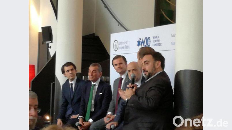 Der ehemalige Online-Sicherheitschef von Facebook und heutige Professor der Stanford University, Alex Stamos (rechts), wies beim MSC 2020 Side-Event &quot;Combating Hate Crime&quot; die Kritik an Facebook zurück. Bild: Alexander Pausch