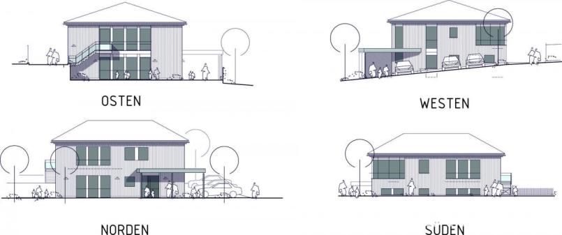 An der Westseite des Kindergartengrundstücks soll das neue Gebäude nach Plänen des Architekturbüros Rembeck und Partner entstehen. Bild: njn